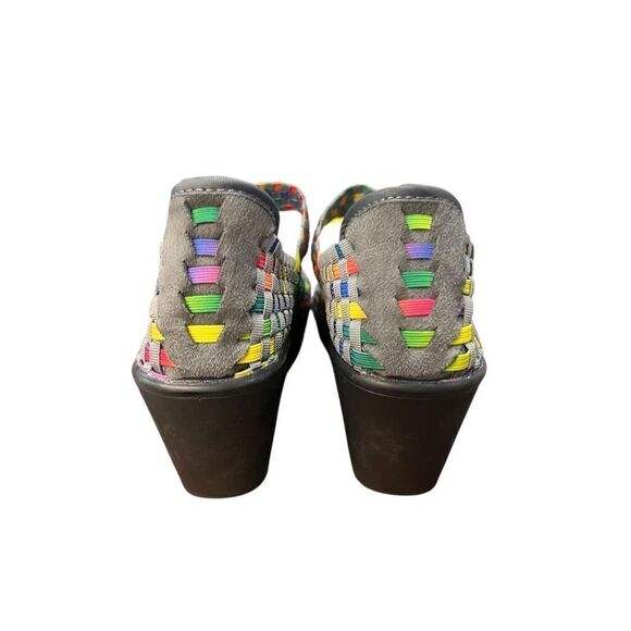 Steven by Steve Madden Brynn Peep Toe Casual Bright Multi Wedges colorful - Picture 3 of 5